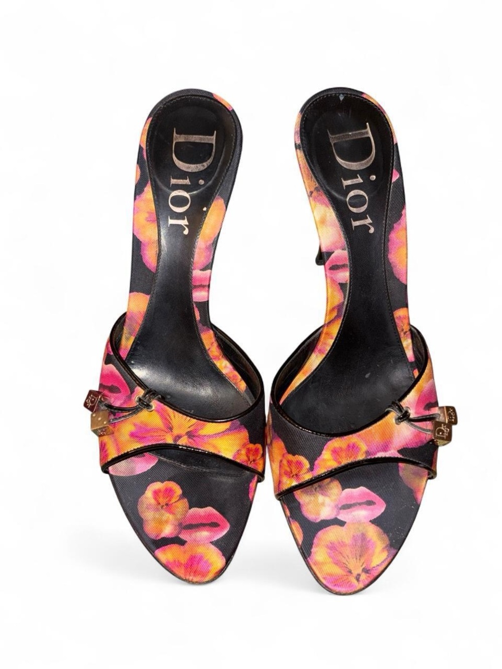 Dior 2006 Hibiscus and Lips Gambler Heels EU 40.5